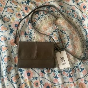 Brown HOBO leather purse NWT! Strap can be removed, shortened or crossbody.